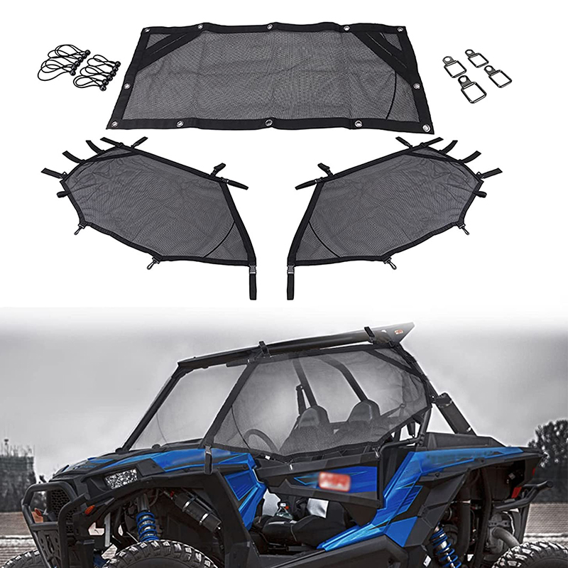 Screen Top Mesh - ด้านหน้าด้านหลังหน้าต่างหน้าจอ Shade SHIELD ตาข่ายสุทธิป้องกันประตู Soft TOP