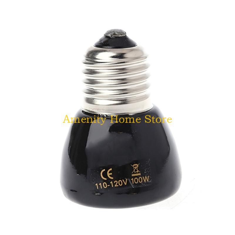 Ceramic Heat Emitter - F26C ตัวส่งความร้อนเซรามิกอินฟราเรดสีดำสำหรับ Brooder Lambs Snake Chicken