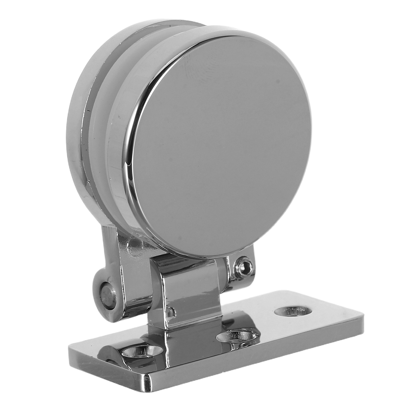 Glass Door Hinge - บานพับประตูกระจก 2 ชิ้น สำหรับห้องน้ำ บานพับแบบหมุน วัสดุโลหะผสมสังกะสี