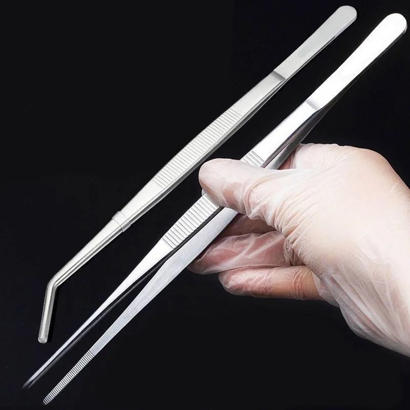 Feeding Tong Stainless - แหนบสแตนเลสอเนกประสงค์ แหนบคีบตู้ปลา แหนบยาว แหนบทางการแพทย์ คีม แหนบสำหรับให้อาหารสัตว์เลี้ยง