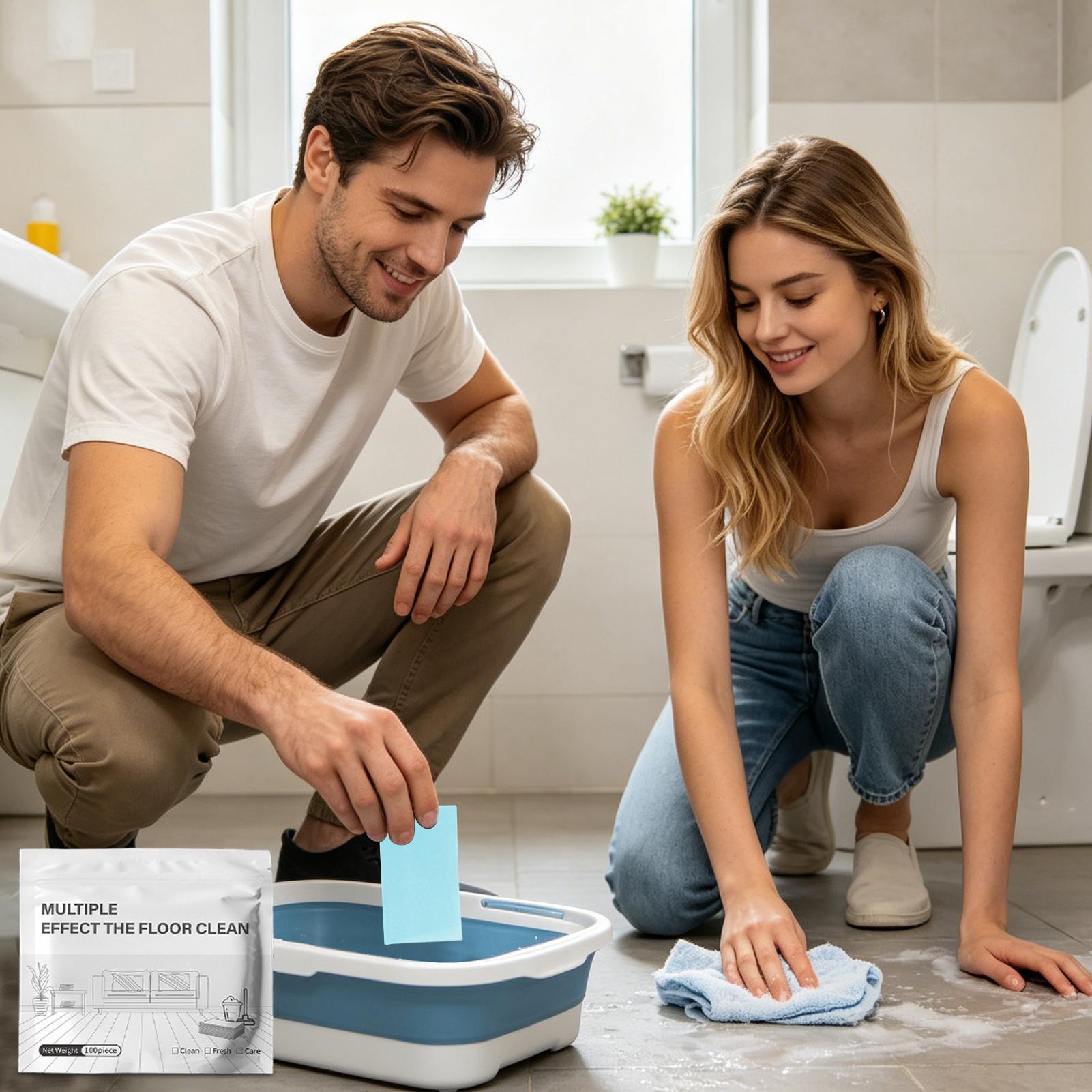 แผ่นทำความสะอาดพื้นแบบเข้มข้น  - Ceramic Tile Floor บทวิจารณ์และราคา