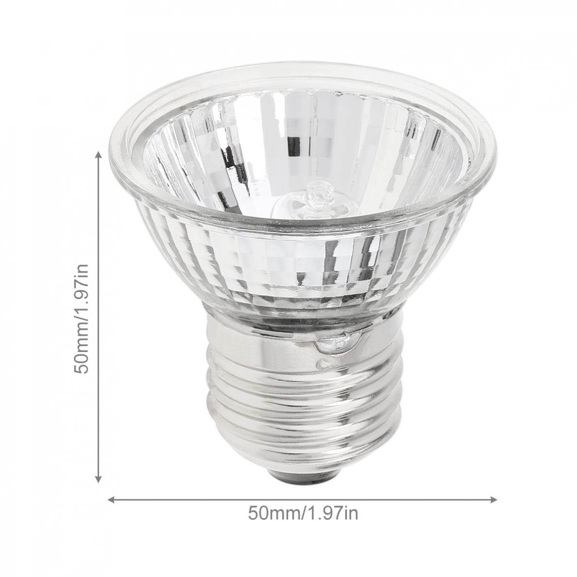 หลอดฮาโลเจน 25/50/75W สัตว์เลื - Basking Bulb Halogen บทวิจารณ์และราคา