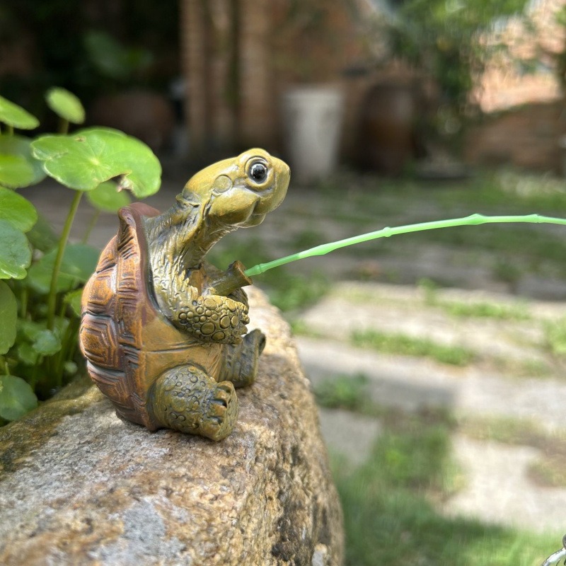 ของตกแต่งตู้ปลา รูปเต่า ตกแต่ง - Water Dish Reptile บทวิจารณ์และราคา