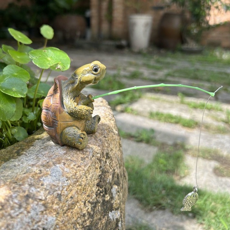 ของตกแต่งตู้ปลา รูปเต่า ตกแต่ง - Water Dish Reptile บทวิจารณ์และราคา