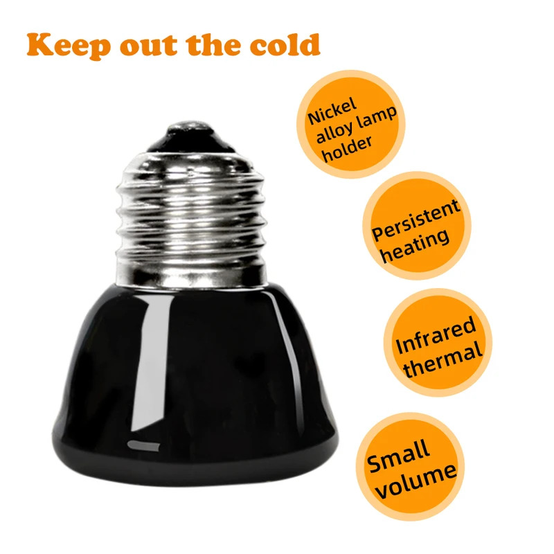 หลอดไฟเซรามิกอินฟราเรดสีดำ 25/ - Ceramic Heat Emitter บทวิจารณ์และราคา