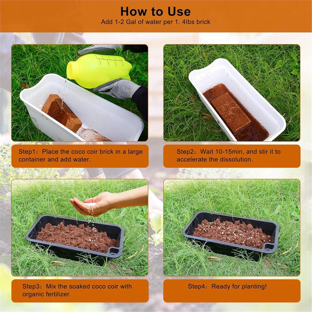 【คุณภาพคงที่】ชุด 3 ก้อน สำหรับ - Substrate Coconut Fiber บทวิจารณ์และราคา
