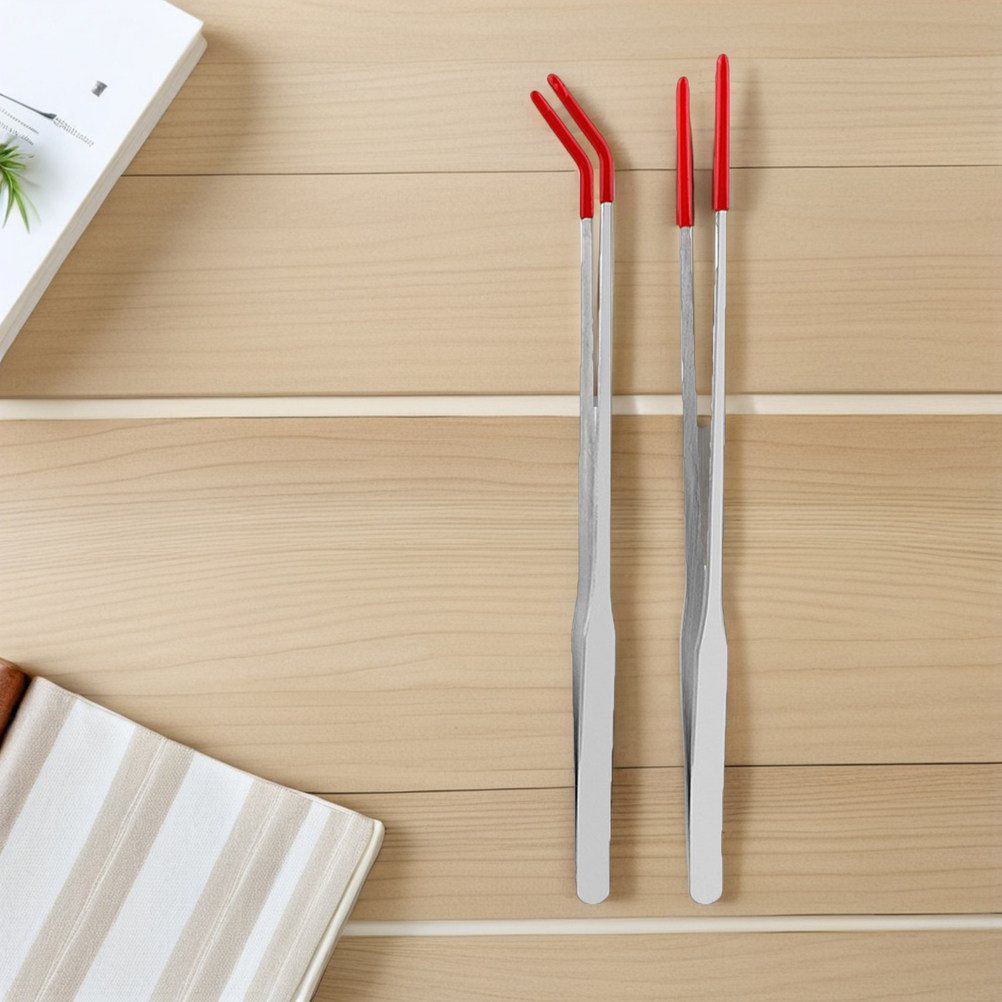 2 ชิ้น ที่คีบอาหารสัตว์เลี้ยงส - Feeding Tong Stainless บทวิจารณ์และราคา