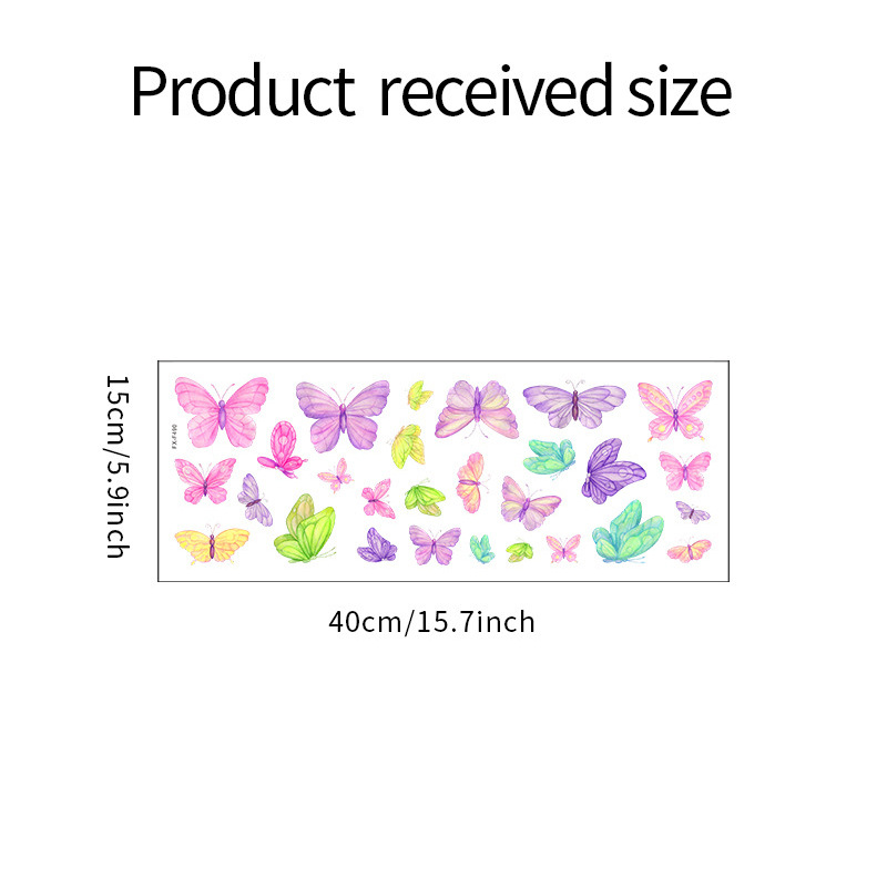 โรแมนติกผีเสื้อสติ๊กเกอร์ติดผน - Pvc Panel Background บทวิจารณ์และราคา