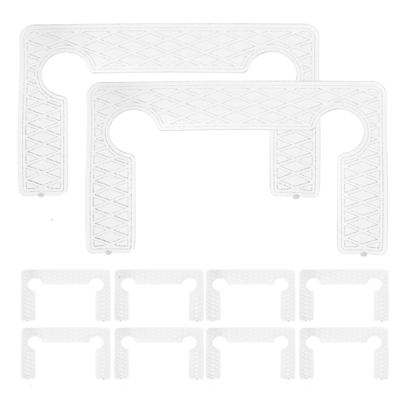 40 ชิ้นแผ่นรองบานพับประตูกระจก - Glass Door Hinge บทวิจารณ์และราคา