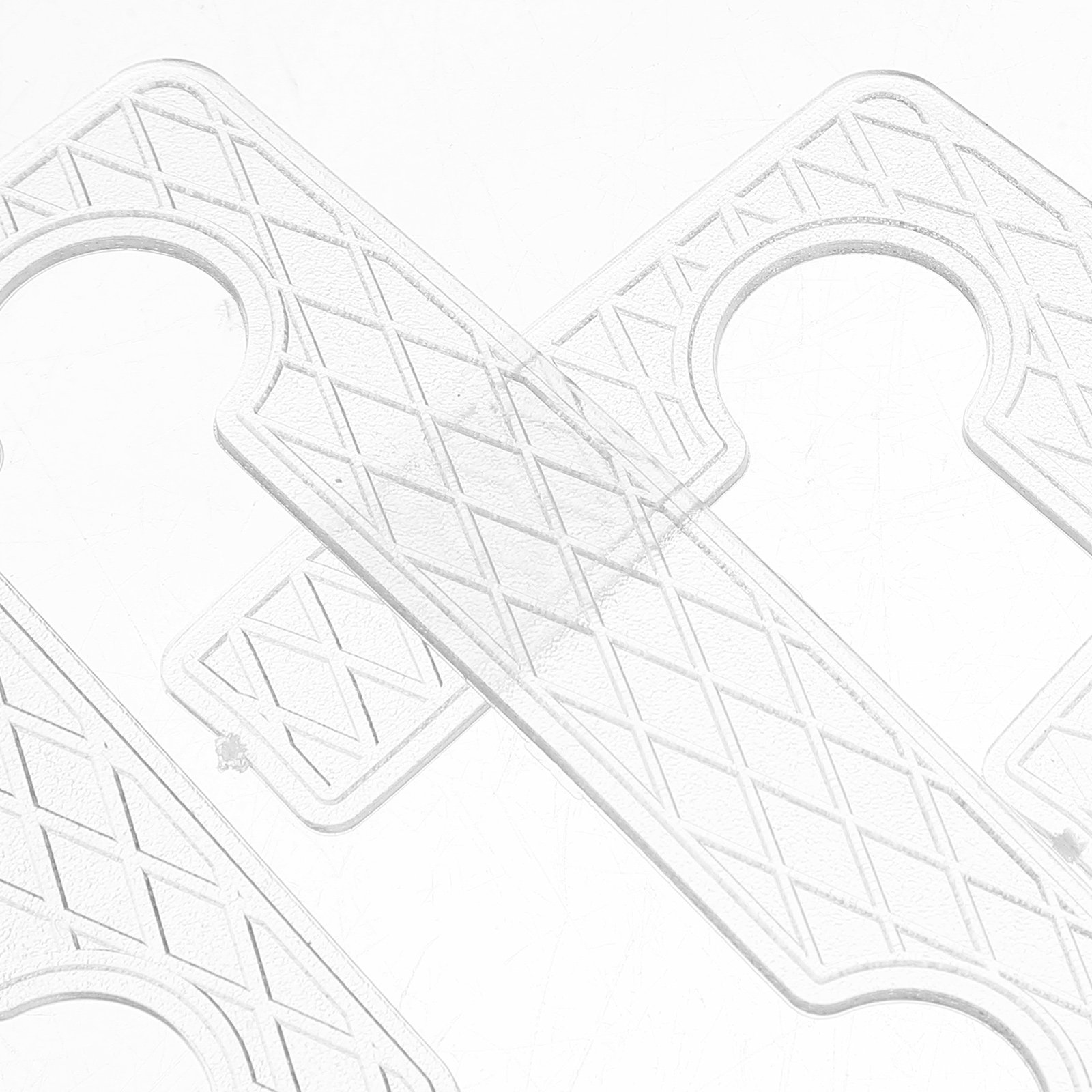 40 ชิ้นแผ่นรองบานพับประตูกระจก - Glass Door Hinge บทวิจารณ์และราคา