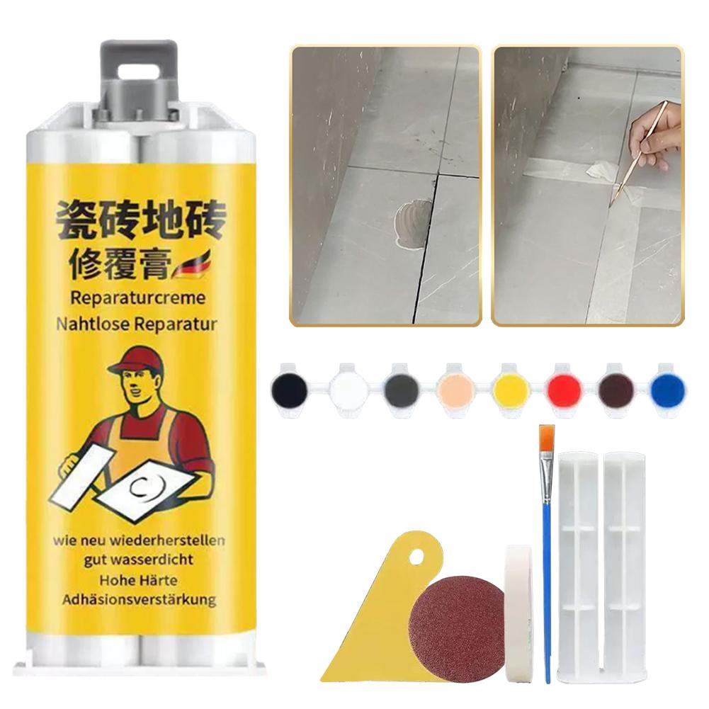 ชุดซ่อมรอยแตกกระเบื้องอเนกประส - Ceramic Tile Floor บทวิจารณ์และราคา