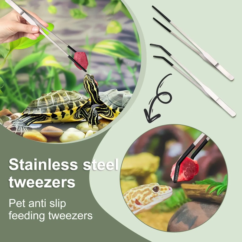 ชุดแหนบสแตนเลส 2 ชิ้น ปลายตรงแ - Feeding Tong Stainless บทวิจารณ์และราคา