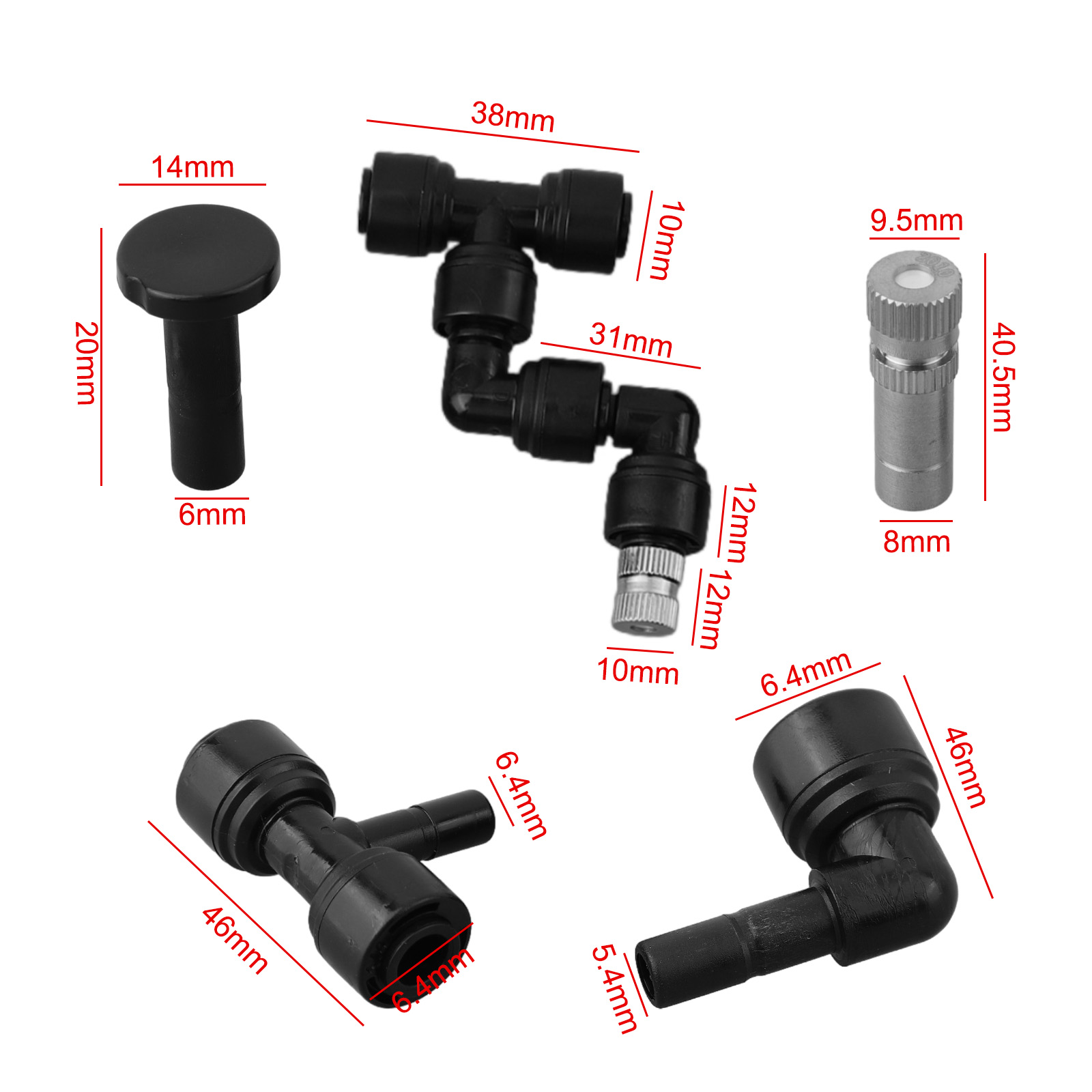 หัวฉีดพ่นละอองพลาสติกและโลหะสำ - Misting Nozzle Reptile บทวิจารณ์และราคา