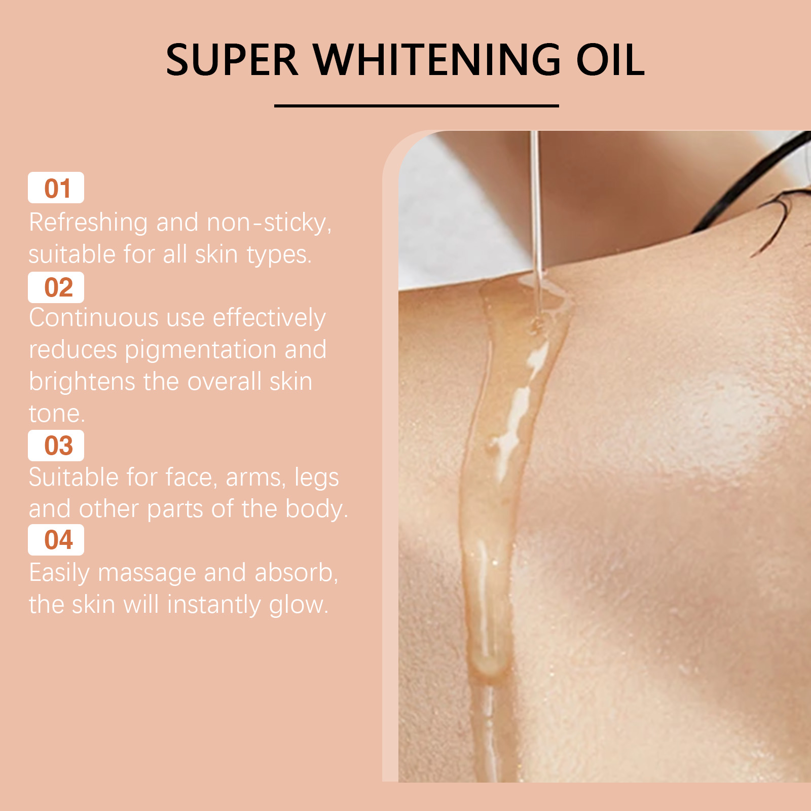 Body Whitening Oil 100ml ธรรมช - Substrate Coconut Fiber บทวิจารณ์และราคา