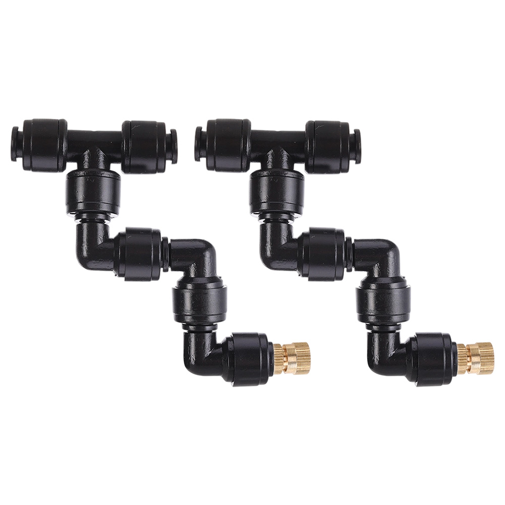 หัวฉีดพ่นละอองสีดำ 2 ชิ้น ปรับ - Misting Nozzle Reptile บทวิจารณ์และราคา