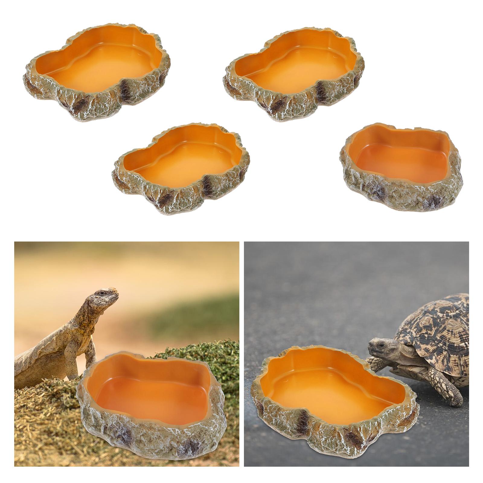 สัตว์เลื้อยคลานชามน้ําตกแต่ง T - Water Dish Reptile บทวิจารณ์และราคา