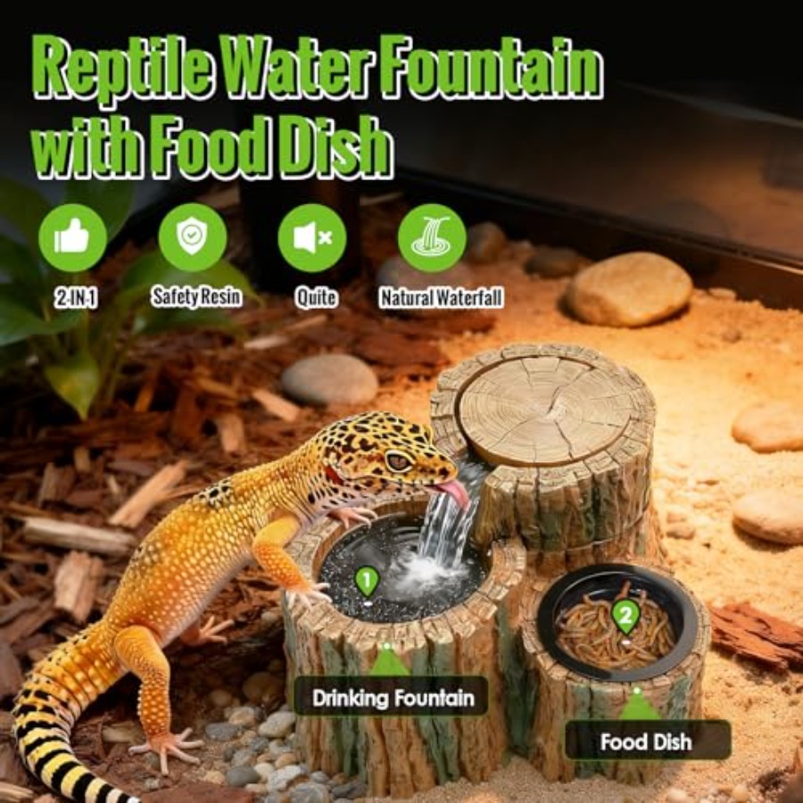 เครื่องให้น้ำสัตว์เลื้อยคลาน 2 - Water Dish Reptile บทวิจารณ์และราคา