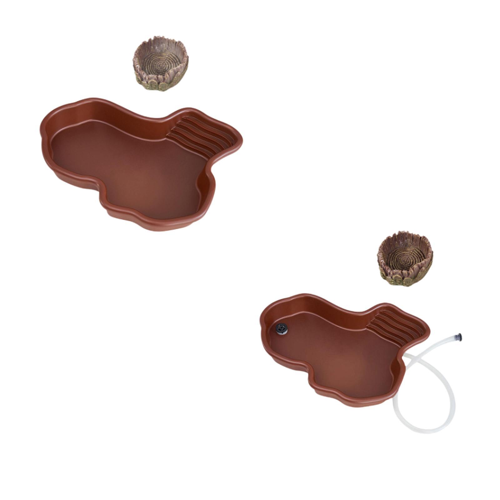 สัตว์เลื้อยคลานให้อาหารจานสัตว - Water Dish Reptile บทวิจารณ์และราคา